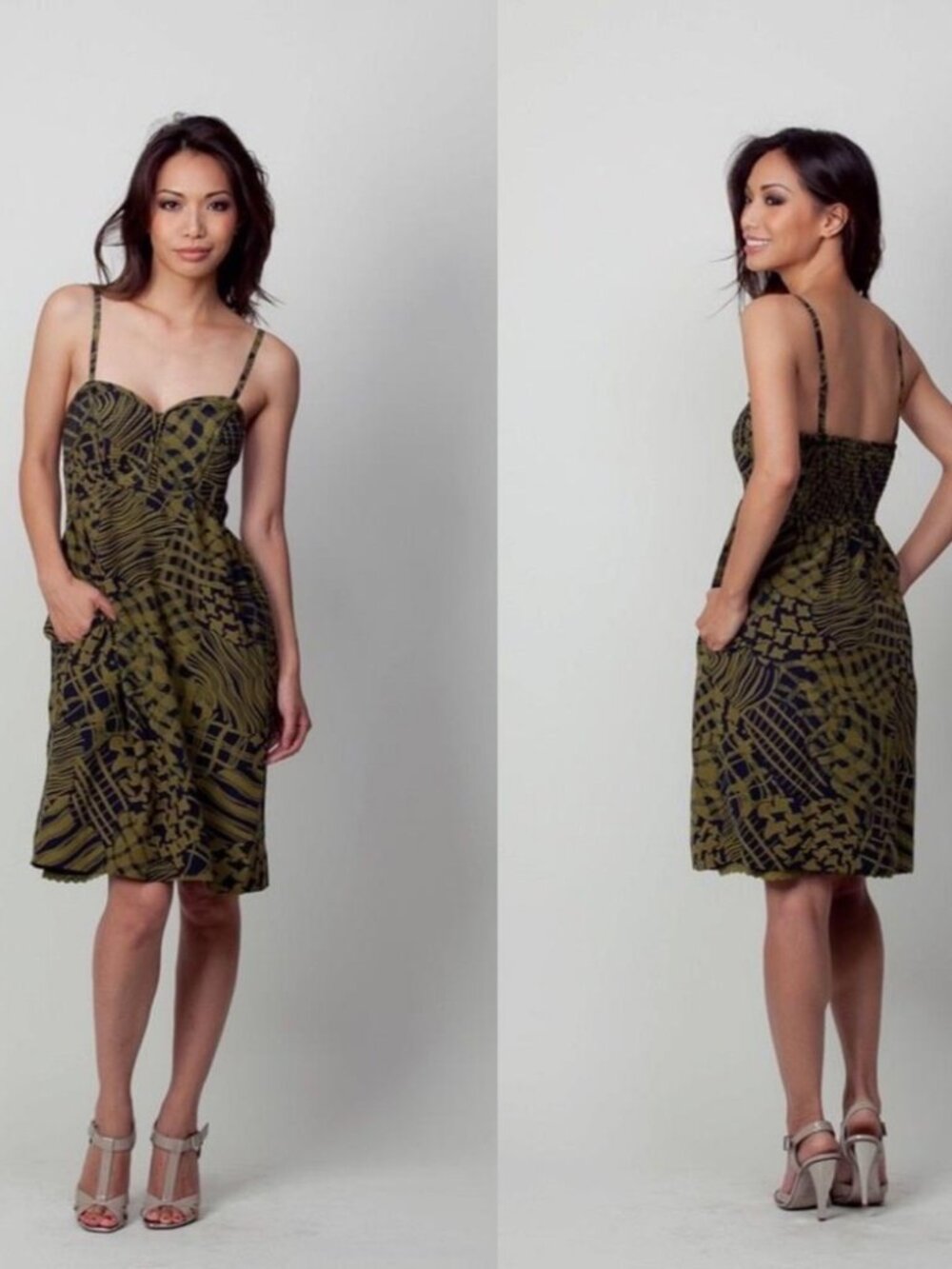 Anthropologie Maple Dress SILK SIZE 10 Silken Stitches